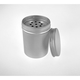 Round tins: Aluminiumdose mit Streueinsatz